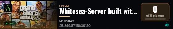 Whitesea-Server built with Qbox Project by The Community! live status badge