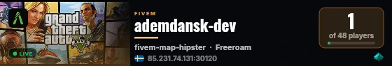 ademdansk-dev live status badge