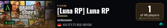 [Luna RP] Luna RP live status badge