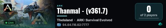 Thanmal - (v361.7) live status badge