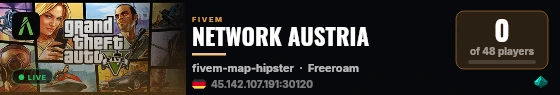 NETWORK AUSTRIA live status badge