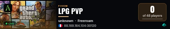 LPG PVP live status badge