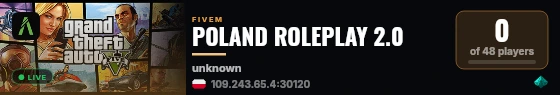 POLAND ROLEPLAY 2.0 live status badge