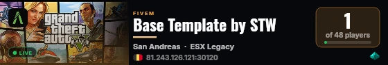 Base Template by STW live status badge