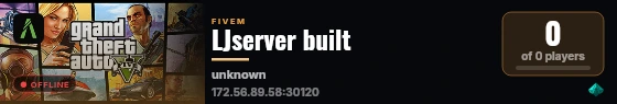 LJserver built live status badge