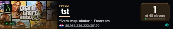  tst live status badge
