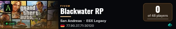 Blackwater RP live status badge