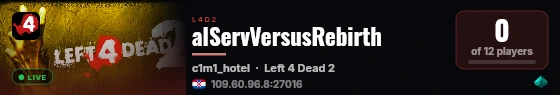 alServVersusRebirth live status badge