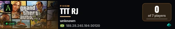 TTT RJ live status badge