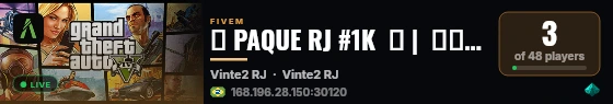 🌴 PAQUE RJ #1K  🌴 |  🚀🚀 A NOVA E MELHOR TEMA RJ 🚀🚀 live status badge