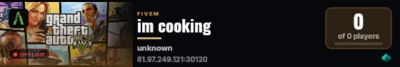 im cooking live status badge