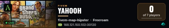 YAHOOH live status badge