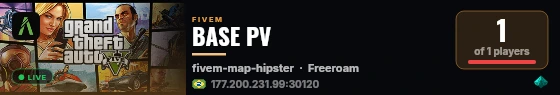 BASE PV live status badge