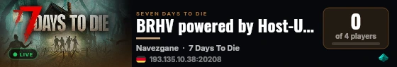 BRHV powered by Host-Unlimited.de live status badge