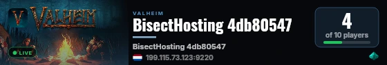 BisectHosting 4db80547 live status badge