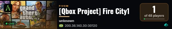 [Qbox Project] Fire City1 live status badge
