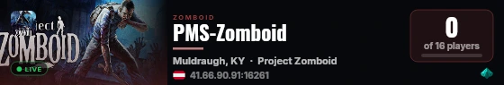 PMS-Zomboid live status badge