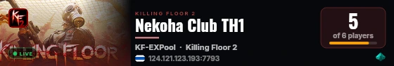 Nekoha Club TH1 live status badge