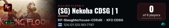 (SG) Nekoha CDSG | 1 live status badge