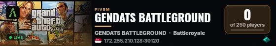 GENDATS BATTLEGROUND live status badge