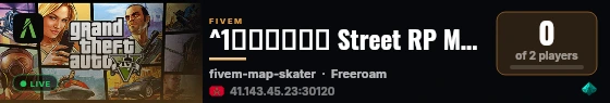 ^1🇲🇦🇩🇿🇹🇳 Street RP Maghreb live status badge