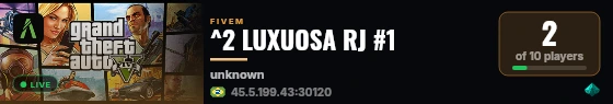 ^2 LUXUOSA RJ #1 live status badge