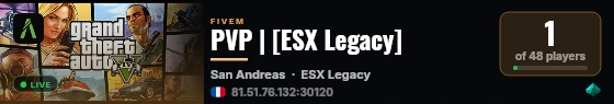 PVP | [ESX Legacy] live status badge