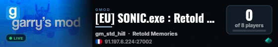 [EU] SONIC.exe : Retold Memories (official server) | BETA | live status badge