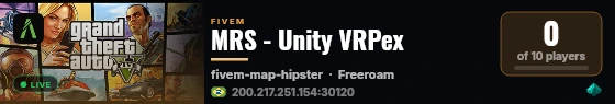 [FiveM Basic Server] mrs live status badge