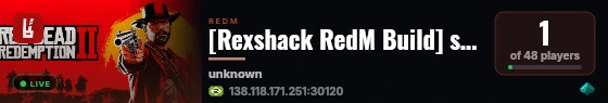 [Rexshack RedM Build] server ox live status badge