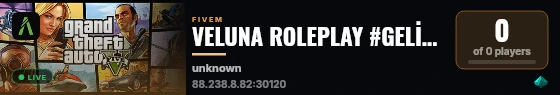 VELUNA ROLEPLAY #GELİYOR GELMEKTE OLAN live status badge