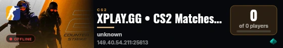 XPLAY.GG • CS2 Matches #188 live status badge