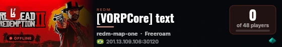 [VORPCore] text live status badge