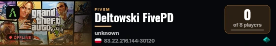 Deltowski FivePD live status badge