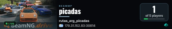 picadas live status badge