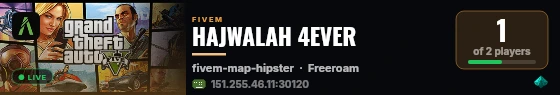 HAJWALAH 4EVER live status badge