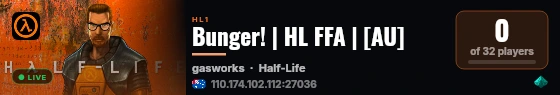 Bunger! | HL FFA | [AU] live status badge