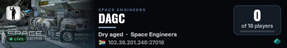 DAGC live status badge