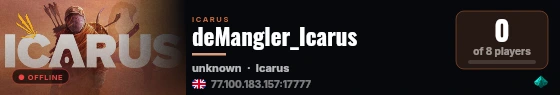 deMangler_Icarus live status badge