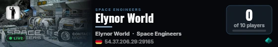 Elynor World live status badge