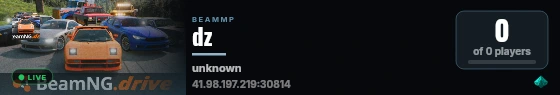 dz live status badge