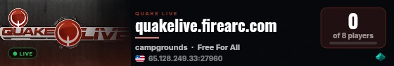 quakelive.firearc.com live status badge