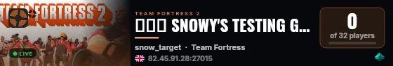 ▟█▙ SNOWY'S TESTING GROUND EU ▟█ snow2code.org live status badge