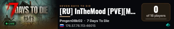 [RU] InTheMood [PVE][MOD] live status badge