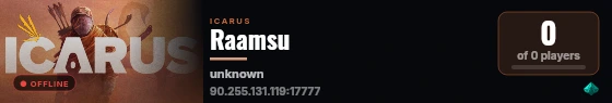 Raamsu live status badge