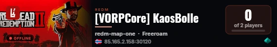 [VORPCore] KaosBolle live status badge