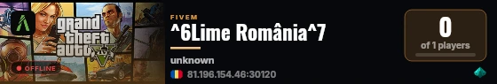 ^6Lime România^7 live status badge