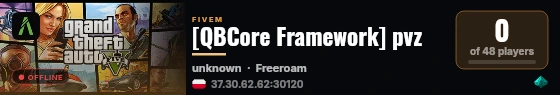 [QBCore Framework] pvz live status badge