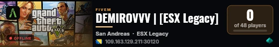 DEMIROVVV | [ESX Legacy] live status badge