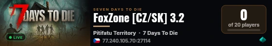 FoxZone [CZ/SK] 3.2 live status badge